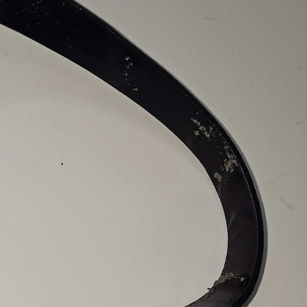 Zara Western Style Black Belt with Silver Double Buckles - Picture 5 of 16